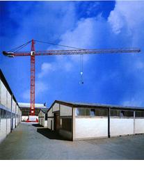 Rotating tower crane