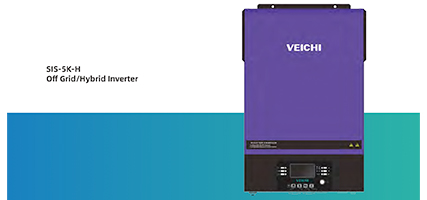 The VEICHI SIS-5K-H 5kW hybrid inverter