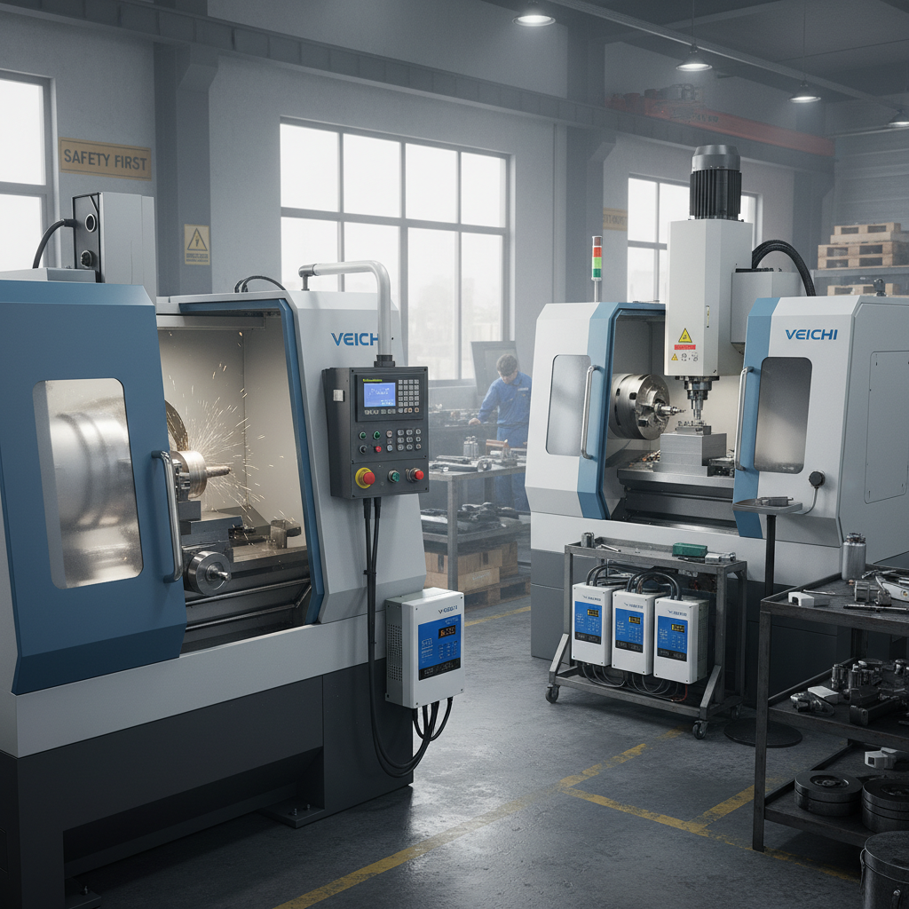 Управління токарним або фрезерним верстатом на основі частотного перетворювача VEICHI AC310: Підвищення продуктивності та точності