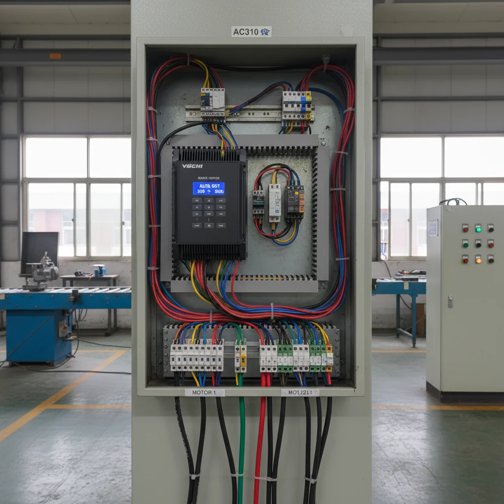 Automatic Restart of Veichi AC310 Frequency Converter After Power Failure