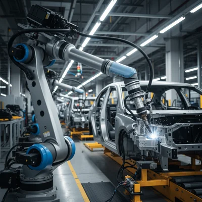 Інновації у виробництві обладнання та мережева робототехніка: хмарні роботи, цифрові двійники, ROS 2 і коботи