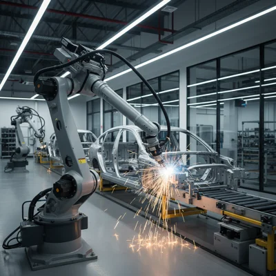 Інтелектуальна робототехніка на заводах майбутнього: коботи, AMR, машинний зір та Industry 4.0