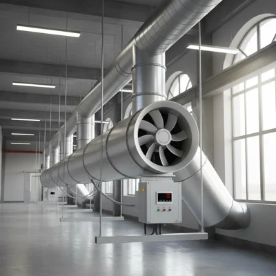 Застосування перетворювачів частоти та УПП в механізмах систем вентиляції та котелень.