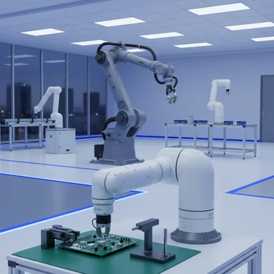 Роботы Veichi: SCARA, коботы, 6-осевые, VCSG, VCP — обзор