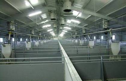 Ventilation system on the farm