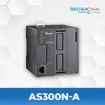 Delta Electronics AS300N-A Мережевий процесорний модуль серії AS300, без вбудованих I/O, живлення 24VDC, RS485/Ethernet, до 32 модулів розширення.