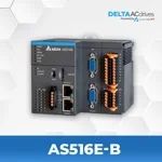 Delta Electronics AS516E-B Процесорний модуль серії AS500, 16DI/8DO (транзисторні), EtherNet/IP, живлення 24VDC, до 32 модулів розширення.