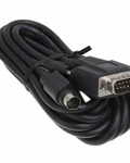 Delta Electronics UC-MS020-06A PLC to HMI communication cable, 8-pin mini-DIN to DB9, 2 m.