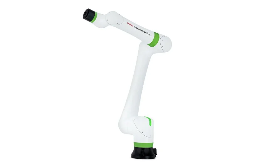 crx-20ia-l Промышленный робот FANUC CRX-20iA/L грузоподъёмностью 20 кг с вылетом 1418 мм и 6 осями. Предназначен для совместной работы с оператором, сборки и обслуживания станков. Поставляется под заказ.
