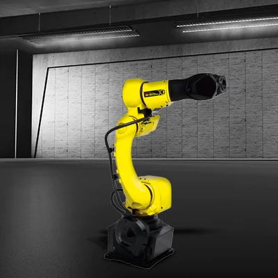 m-10id-16s Промышленный робот FANUC M-10iD/16S грузоподъёмностью 16 кг с вылетом 1103 мм и 6 осями. Предназначен для перемещения деталей, паллетирования и сборки. Поставляется под заказ.