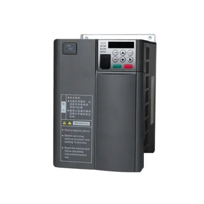MD310T1.5B-INT Частотний перетворювач Inovance MD310 1.5 кВт, 3×380 В, номінальний струм 3.8 А. Безсенсорне векторне керування (SVC) та V/f, вбудований ЕМС-фільтр, Modbus-RTU. Загальнопромисловий привод для насосів, вентиляторів, верстатів. Inovance — провідний китайський виробник частотних перетворювачів.