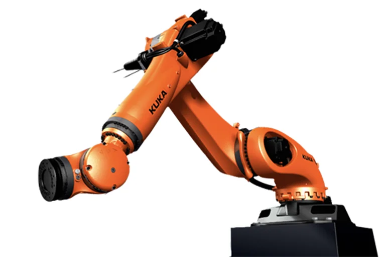 kr-240-r2900-2 Промисловий робот KUKA KR 240 R2900-2 вантажопідйомністю 240 кг з вильотом 2900 мм та 6 осями. Призначений для переміщення деталей, палетування та складання. Поставляється під замовлення.