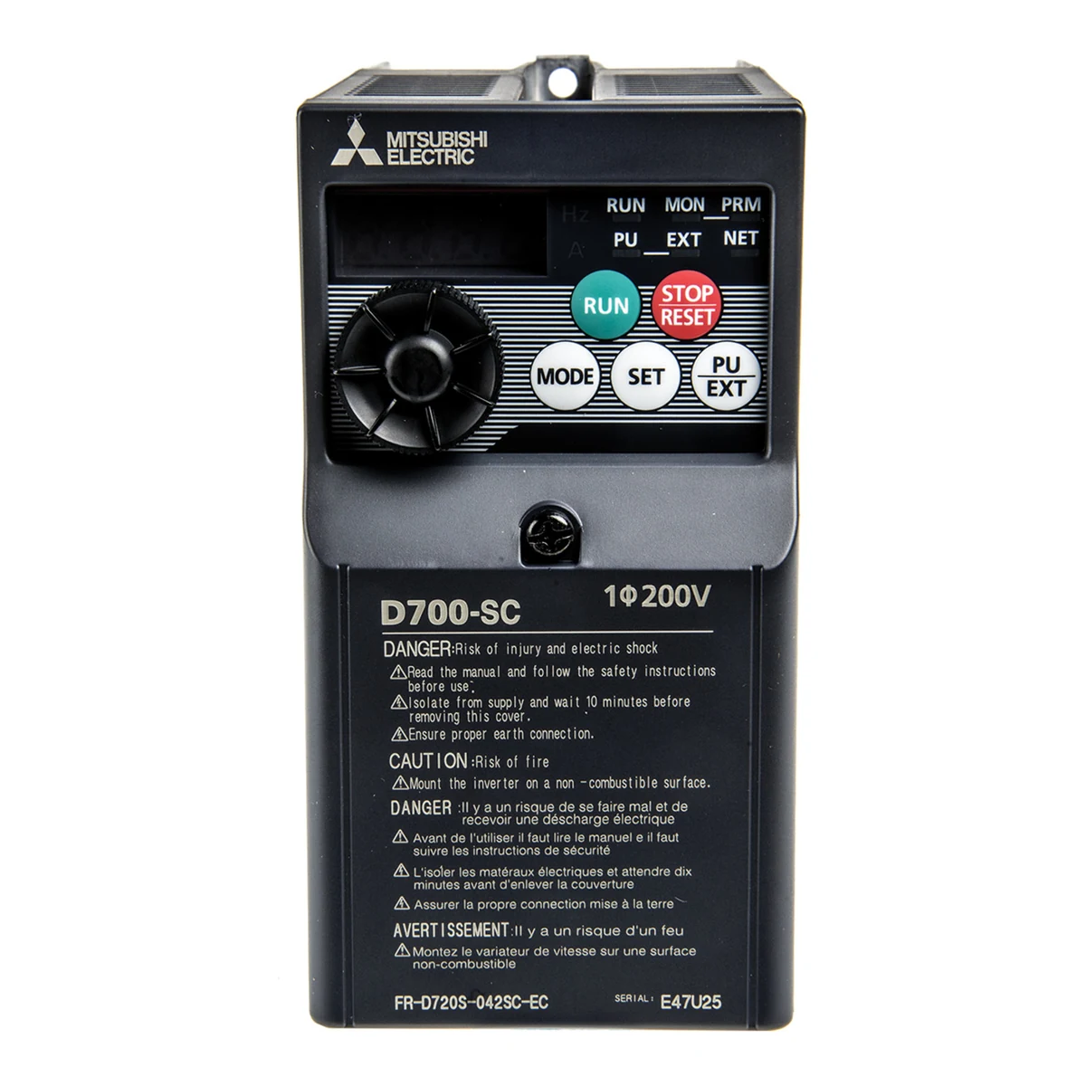 FR-D720S-100SC-EC Преобразователь частоты FR-D 2.2кВт 1-ф/220