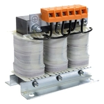 Mitsubishi Electric FR-BAL-B-7.5K Мережевий дросель Mitsubishi FR-BAL-B-7,5K, 3ф/400 В, 23 А, 1.22 мГн, для приводів 7.5 кВт, вага 5.5 кг, IP00.