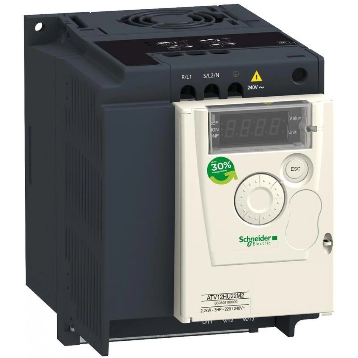 ATV12H018M2 Частотний перетворювач Altivar 12 0.2кВт 1-ф/220
