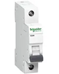 Schneider Electric A9K02106 Автоматический выключатель Schneider Acti9 K60N A9K02106, 1P, 6 А, кривая C, 6000 А, 230 В, DIN-рейка.