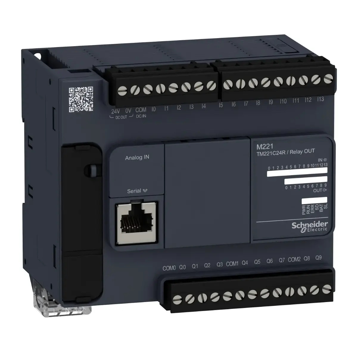 TM221C24R Контроллер Modicon M221 24 вх/вых реле 1xRS485