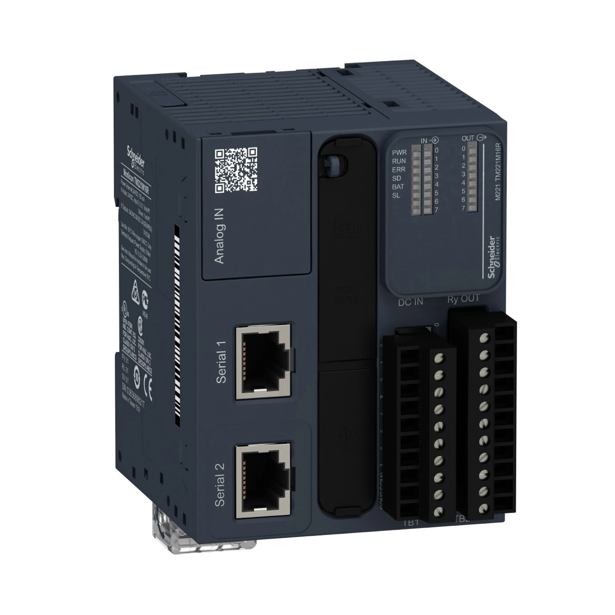 TM221M16R Controller Modicon M221 Book 16 I/O relay 1xRS485