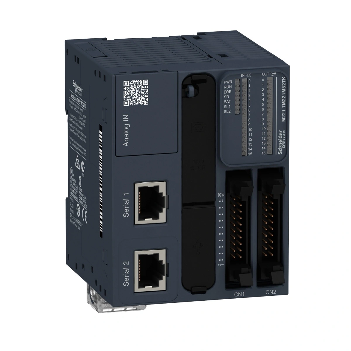 TM221M32TK Контроллер Modicon M221 Book 32 вх/вых транзистор 1xRS485