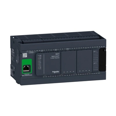 TM241CE40T Контролер Modicon M241 24DI/16DO PNP 24VDC 2xRS485 Ethernet