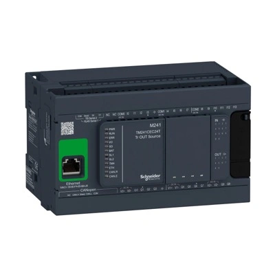 TM241CEC24T Контролер Modicon M241 14DI/10DO PNP 24VDC 2xRS485 Ethernet CANopen