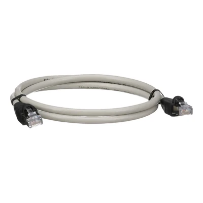 VW3A1104R10 Кабель Schneider VW3A1104R10, 1 м, RJ45-RJ45, для выносной графической панели Altivar/Lexium.