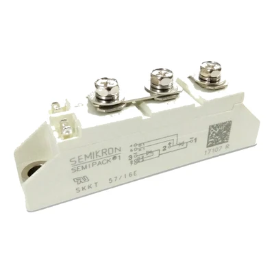 SKKT57/16E Тиристорно-діодний модуль SEMIKRON SKKT57/16E, 50 A, 1600 V