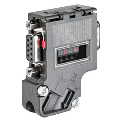 6ES7972-0BB42-0XA0 Siemens SIMATIC DP PROFIBUS connector up to 12 Mbit/s with inclined cable outlet, built-in terminating resistor with iso