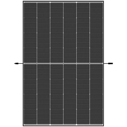 TSM-NEG9R.28-435 435W Монокристалічна двостороння сонячна панель Trina Solar TSM-NEG9R.28-435, 144 комірок, ККД 21.8%