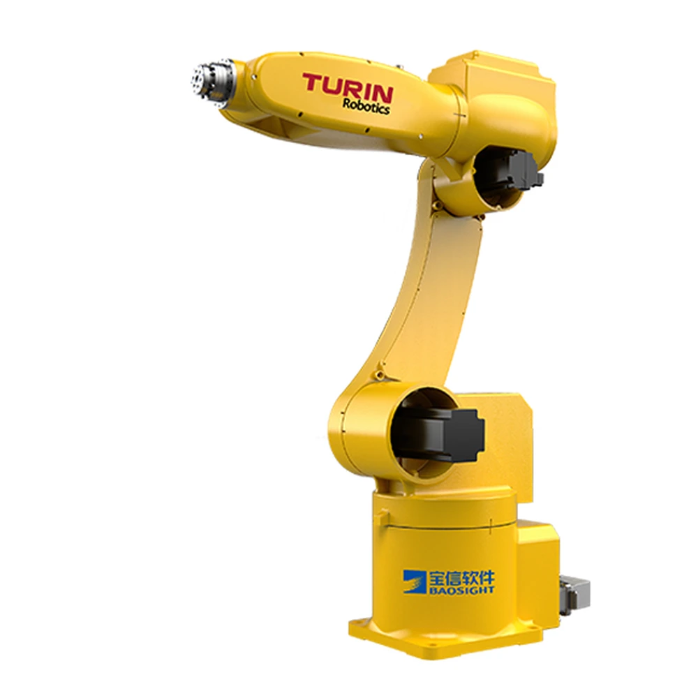 turin-tr07-960b-ec TURIN TR07-960B/EC (TKB1210) six-axis industrial robot — 7 kg payload, 960 mm reach, 6 axes, ±0.04 mm repeatability. Made to order.