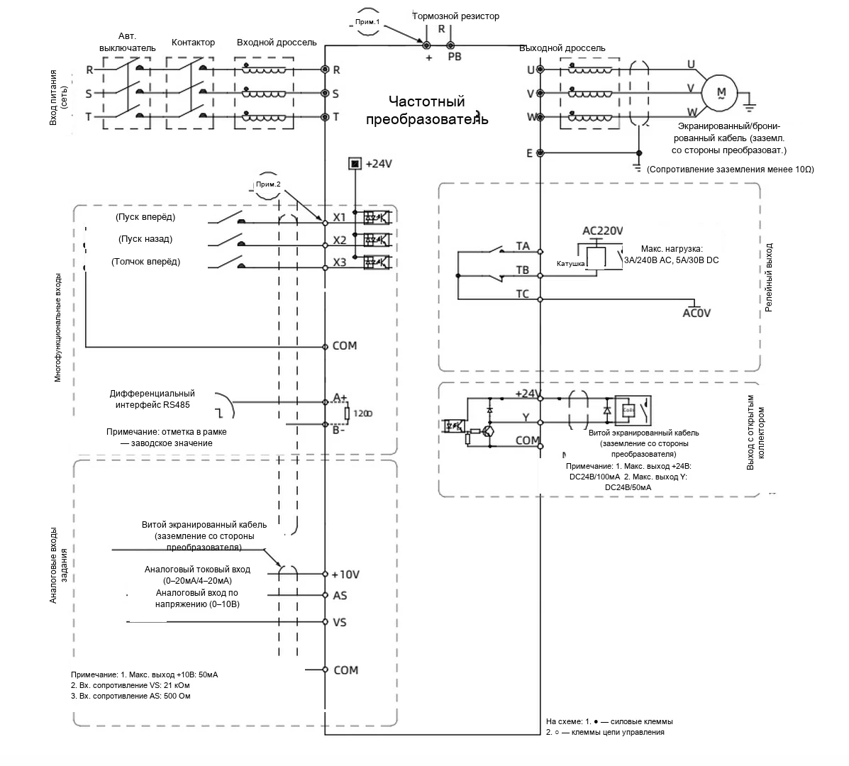AC01-T3-004G-B Преобразователь частоты AC01 4.0 кВт 3x380