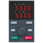 Veichi KBD300-25 Виносний дворядковий LED-пульт керування Veichi KBD300-25, 5-розрядний дворядковий дисплей, силіконові кнопки, цифровий потенціометр, для частотних перетворювачів Veichi.