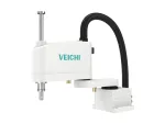 Veichi VCSW030-600 SCARA робот Veichi VCSW030-600 — вантажопідйомність 3 кг, радіус дії 600 мм, 4 осі, потужність 0.8 кВт.